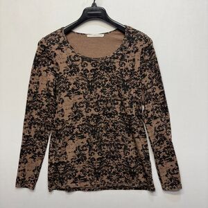 Peruvian Connection Women Long Sleeve Tee T-Shirt Top Size Medium C082 -14